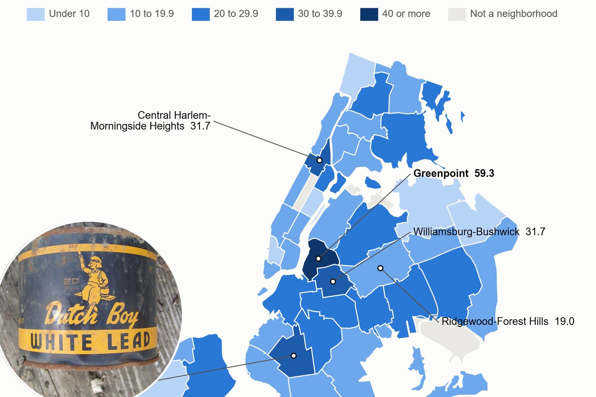 Greenpoint kids have had NYC’s highest lead-poisoning rate for 19 straight years, nearly triple the city’s
