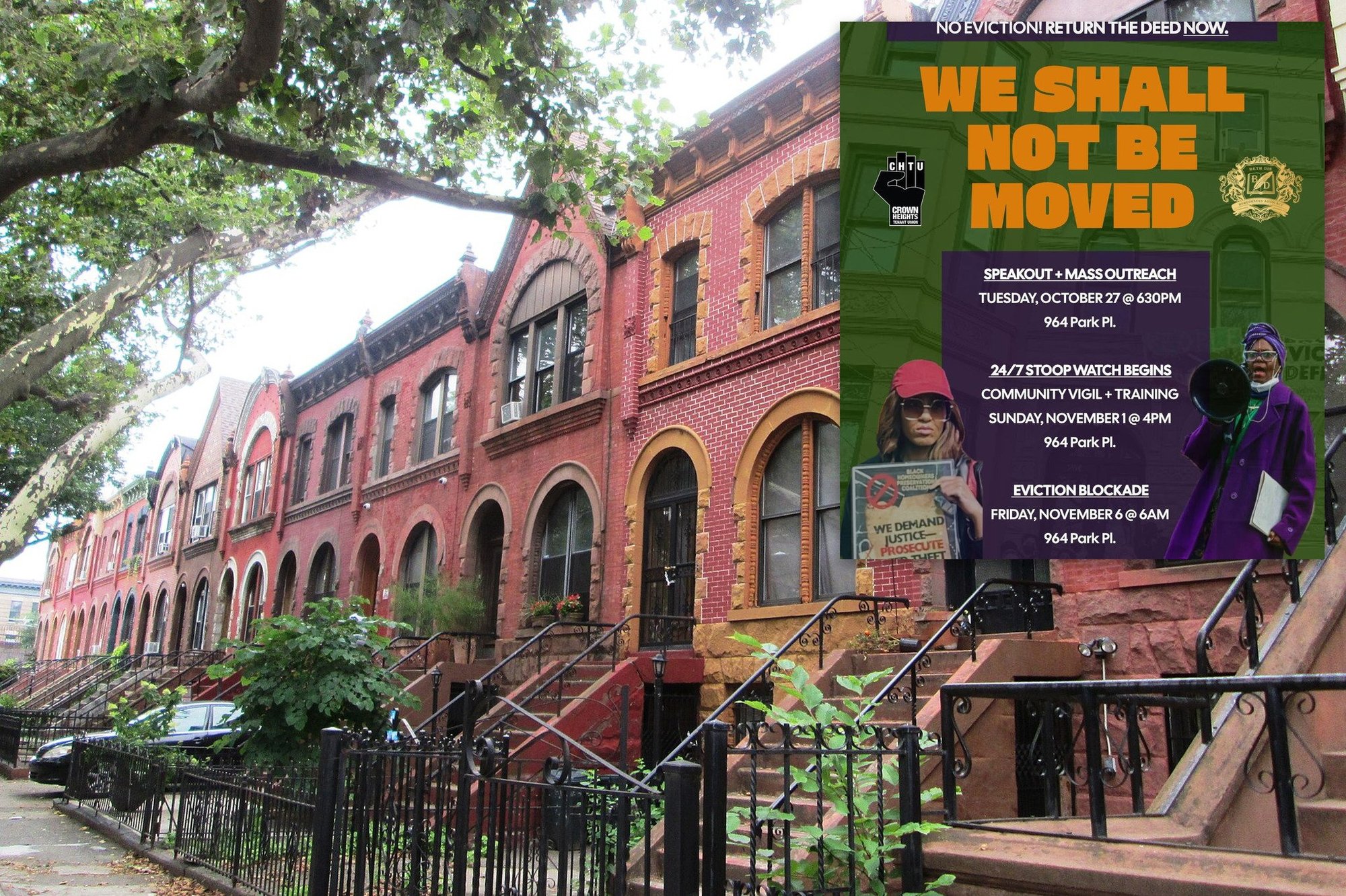 Crown Heights family that’s held its brownstone since 1951 vows to block eviction from home it says was stolen