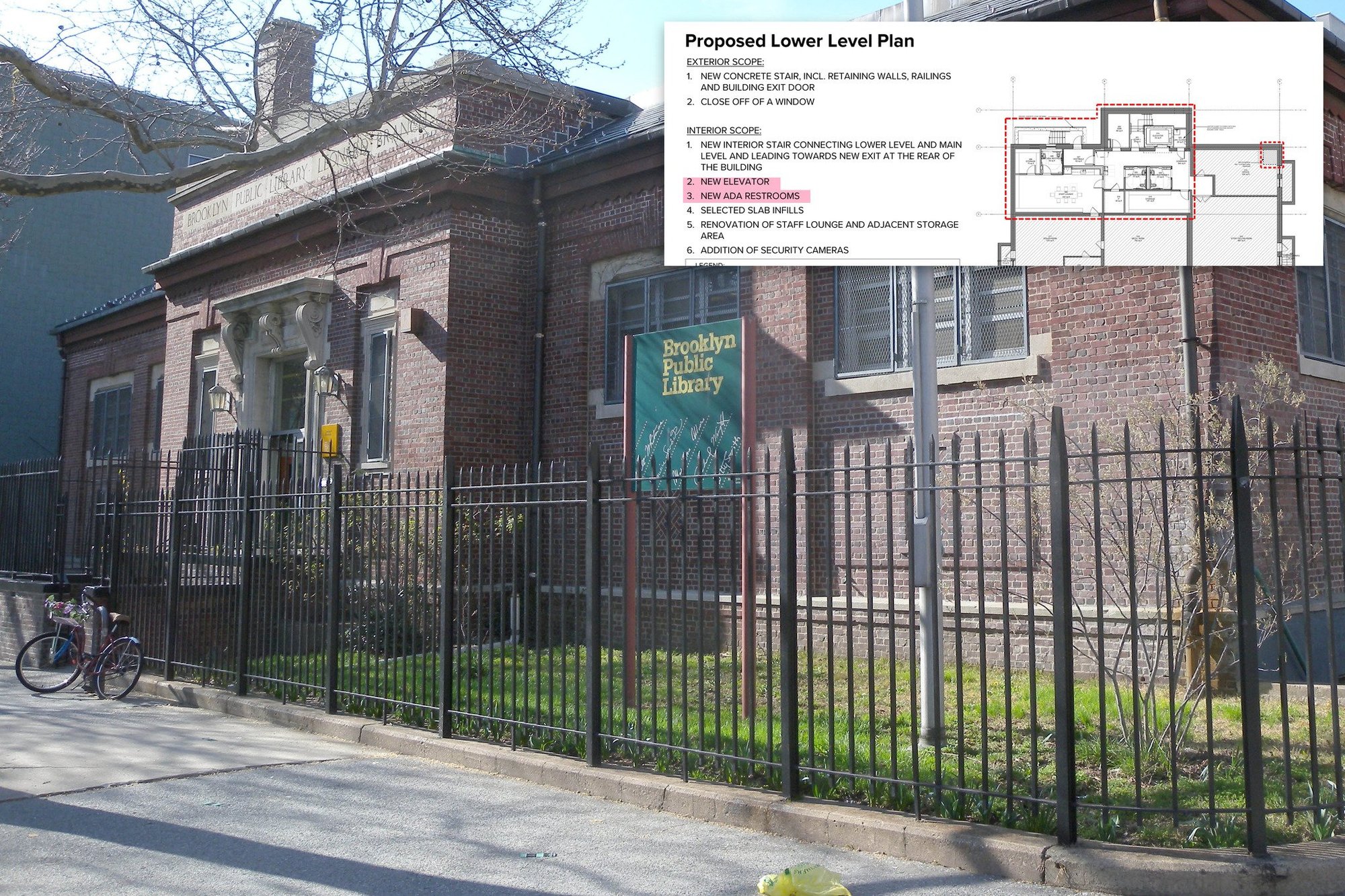 Williamsburg’s Leonard Library, open since 1908, still has no passenger elevator: the city just approved $1.17M to design one