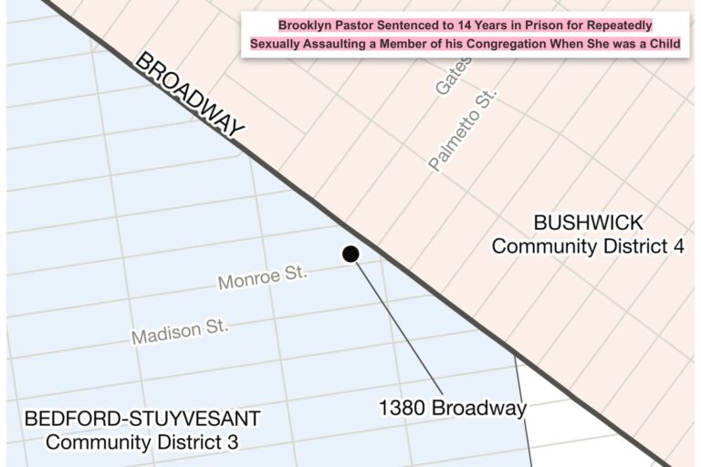 Brooklyn pastor gets 14 years for sexually assaulting girl, 11, from his flock in his car near a Broadway McDonald’s