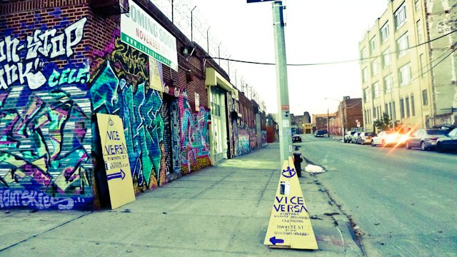 Vice Versa is located on White and McKibbin Streets (all photos by Katarina Hybenova for Bushwick Daily)