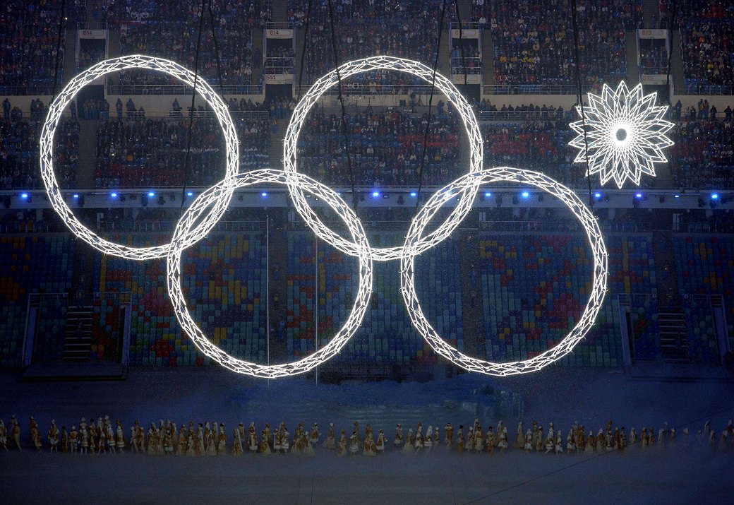 Sochi Olympic Rings Failure