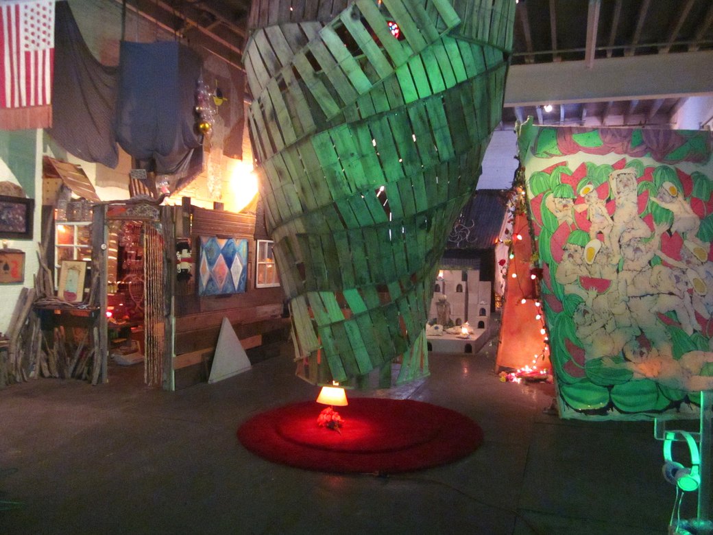 Installation View, "Small Worlds of the Claiming Moon," (courtesy of Alex Patrick Dyck)