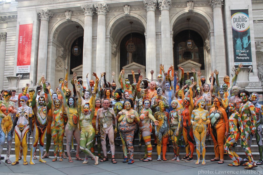 A Live Nude Public Body Painting Event Is Coming to Bushwick