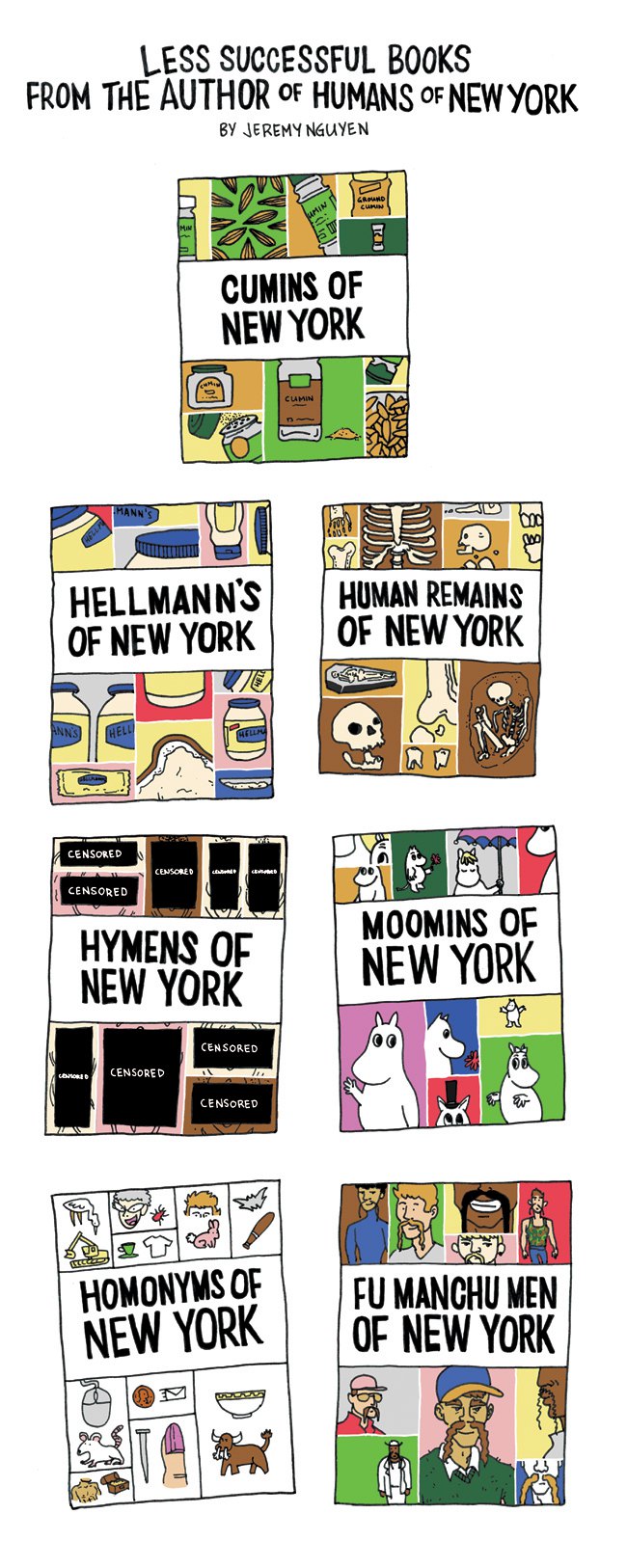 Humans of New York Books Are Getting Weird: a comic by Jeremy Nguyen