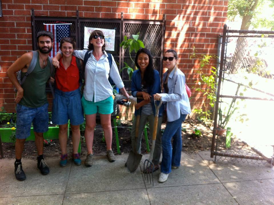 EcoStation Community Apprentices from the 2014 class. Glenda Ullauri pictured second from right. All images courtesy of EcoStation:NY.