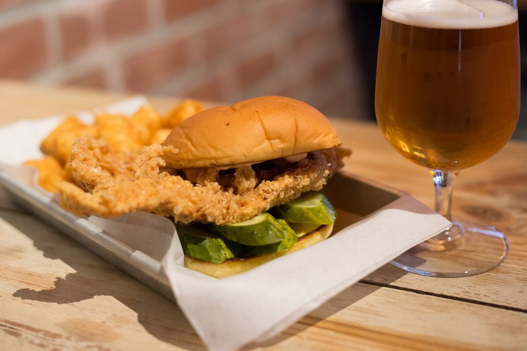 The $9 Burger & Beer Special at Lantern Hall Can't Be Beat