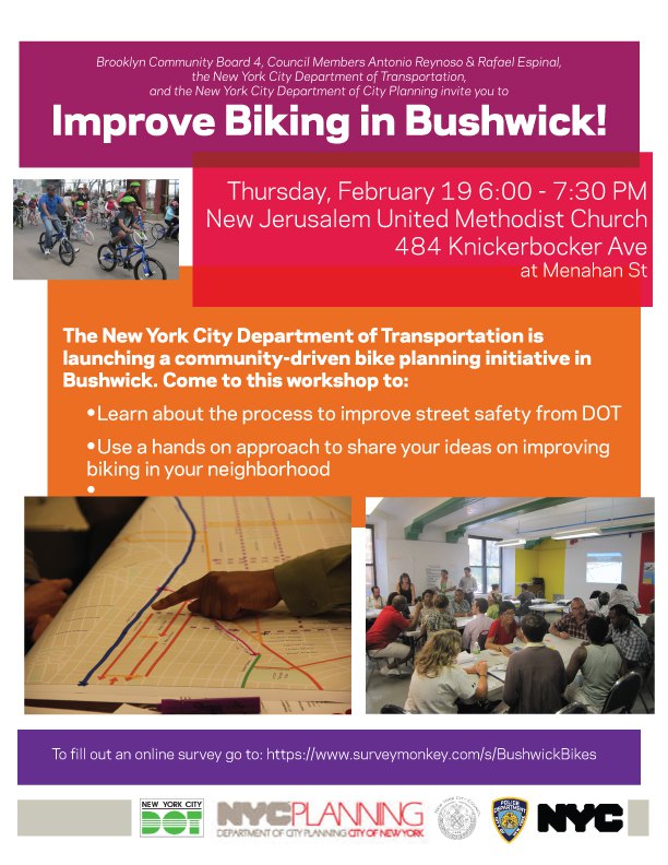 Bike Lanes Coming to Bushwick: Attend a Meeting Tomorrow