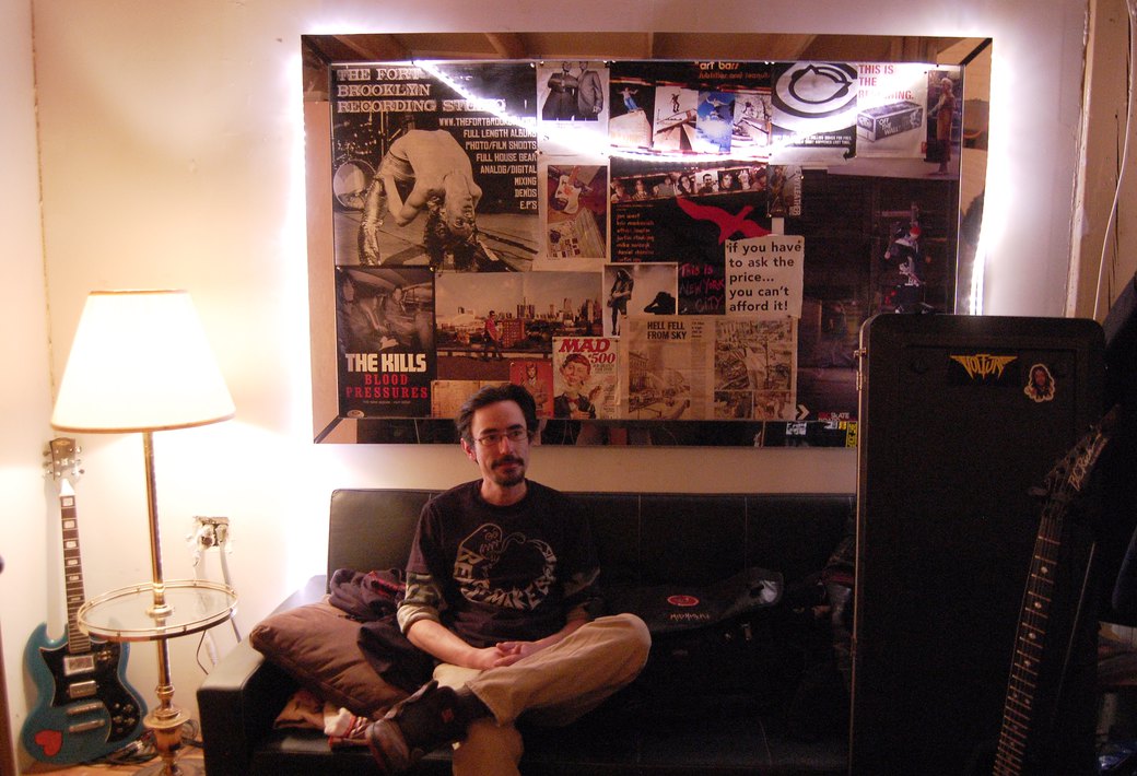 Jim Bentley, owner of The Fort Studio - picture courtesy of Bushwick Daily