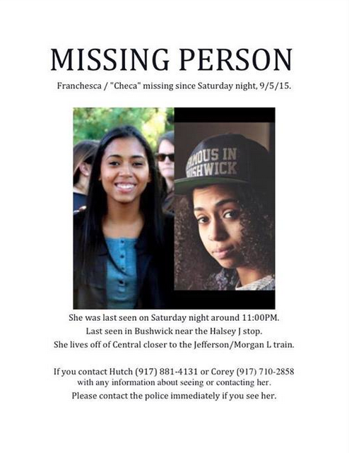 Have You Seen This Young Bushwick Woman? She Went Missing On Saturday