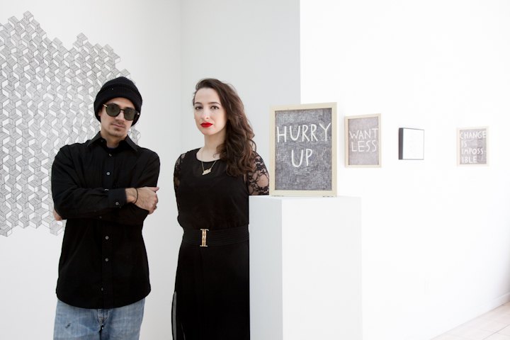 Julian Howard and Aliza Kelly Faragher – Outlet Fine Art Gallery – Wilson Ave (all photographs by Peter Dressel)