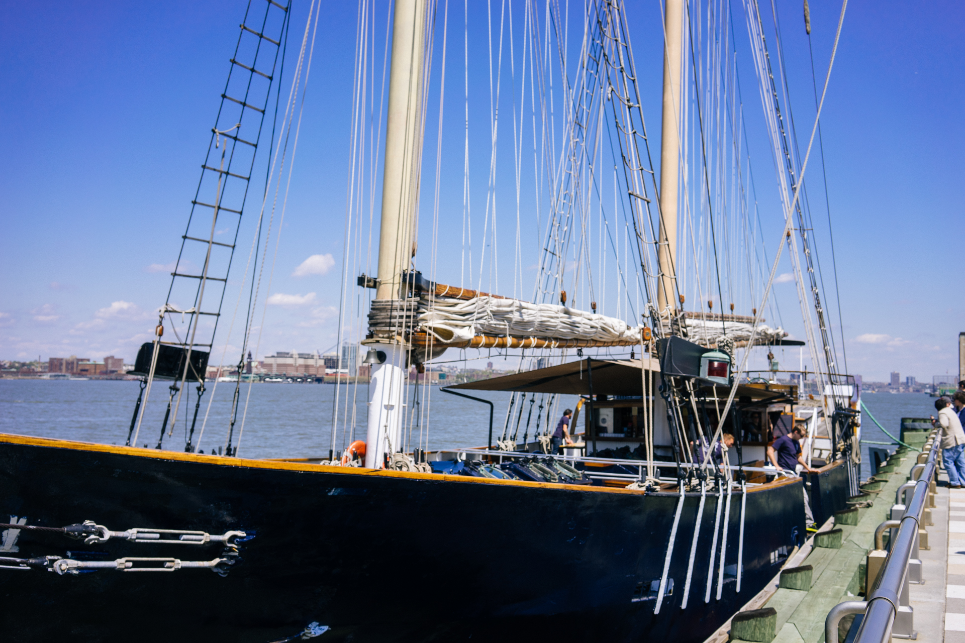 Dozens of tall ships sail into New York Harbor for the country’s 250th birthday
