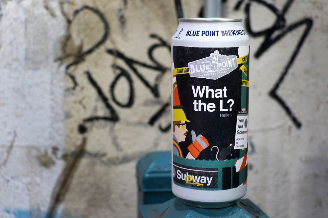Blue Point Brewery’s New Lager is Inspired By L Train Chaos
