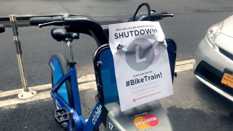 Worried About the L Shutdown? Then Hop on the Bike Train