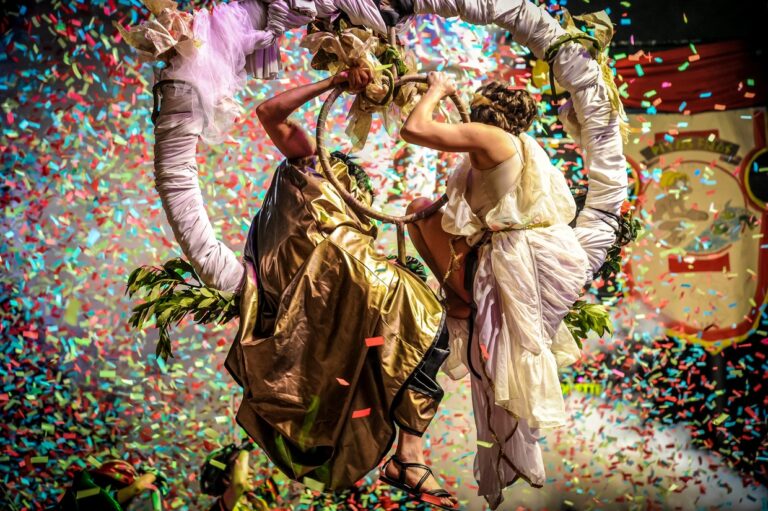 “elrow” Immersive Roman Olympics Themed Party Happening at Brooklyn Mirage