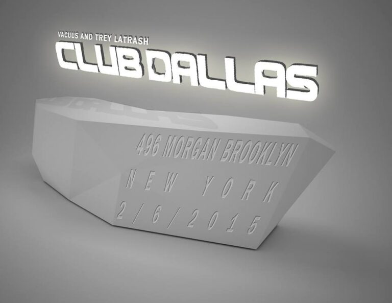Subversive Piss-Take on Modern Commerce/Avante-Garde Art Party, Club Dallas is Coming to Aviv this Friday