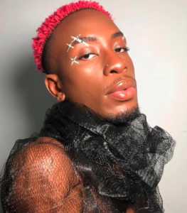 Fluide Beauty products on a model