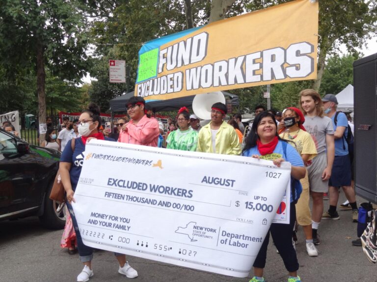 Large Turnout at Maria Hernandez Park to Celebrate $2.1 Billion Excluded Workers Fund
