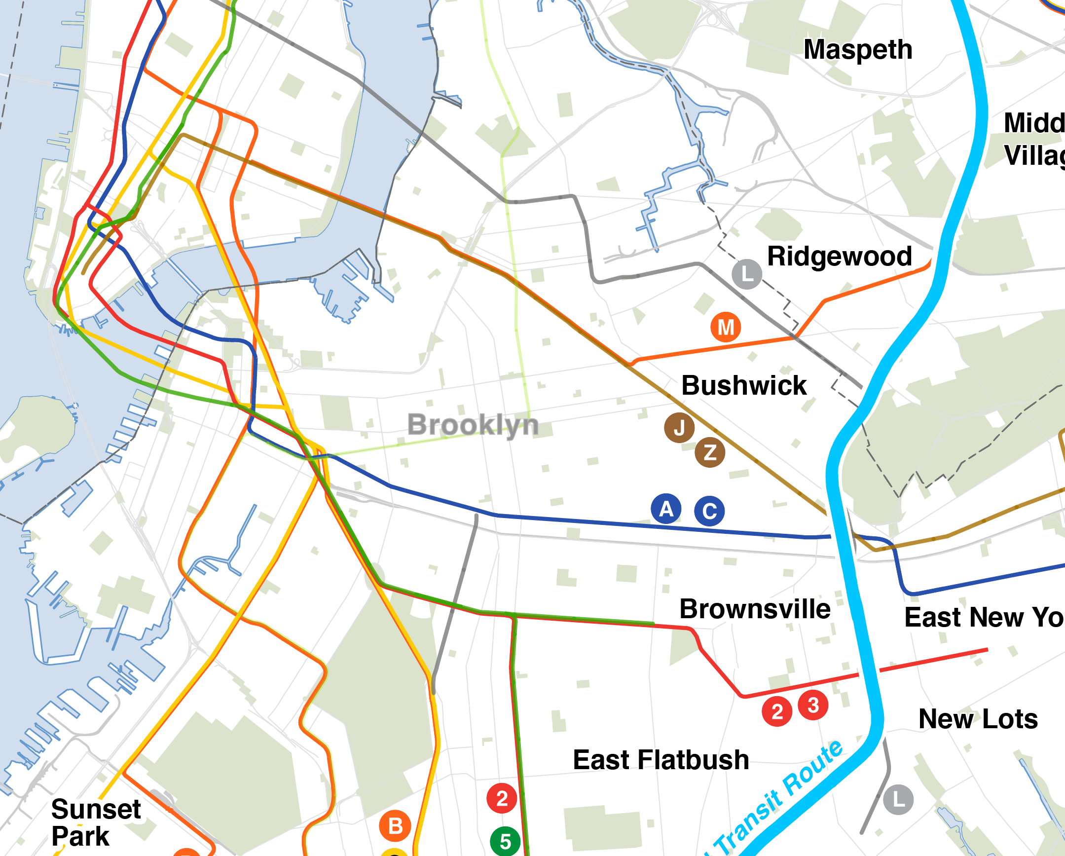 New ‘Interborough Express’ Proposed by Gov. Hochul Would Connect Bushwick With Other Neighborhoods in Brooklyn, Queens