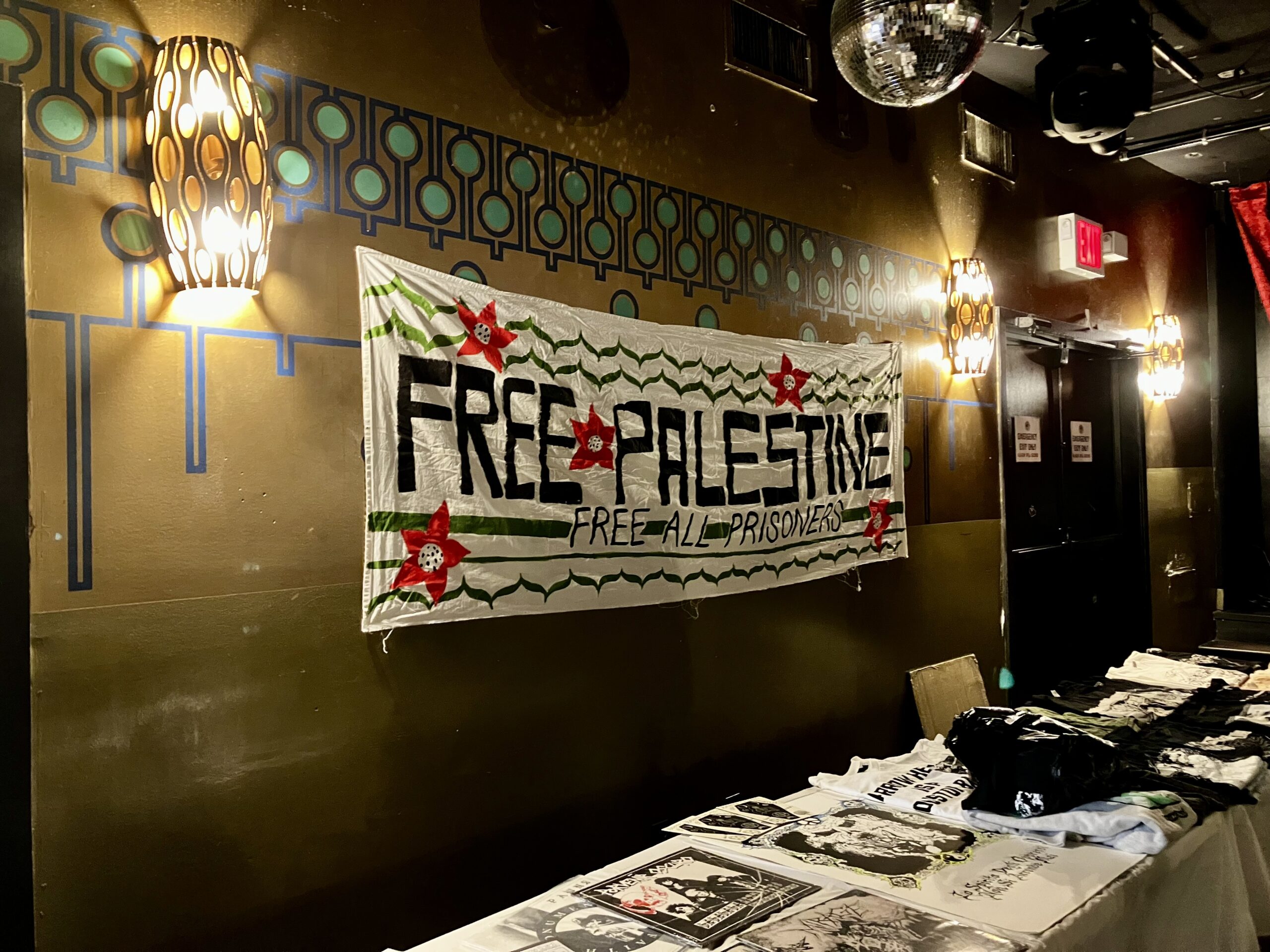 Selling Stickers, T-Shirts, And Friendship Bracelets, For Palestine