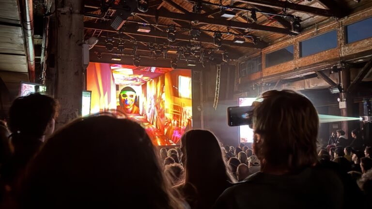 Harmony Korine Transforms Ridgewood Warehouse for “Baby Invasion” Premiere as Crowds Pack Knockdown Center