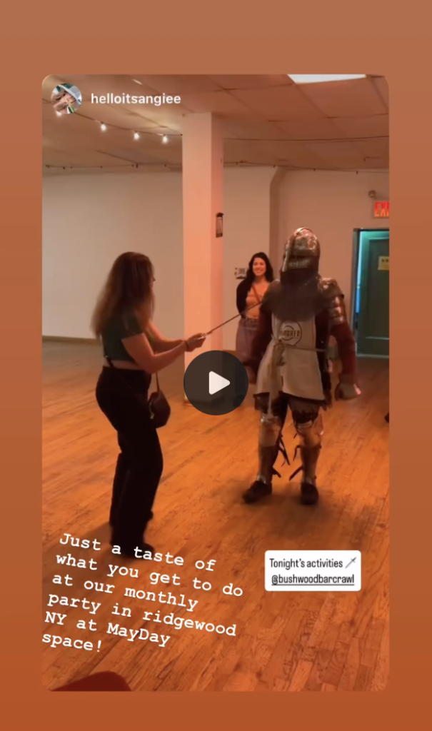 Medieval Combat in Bushwick: Real Knights, Real Swords, Tomorrow at Mayday Space