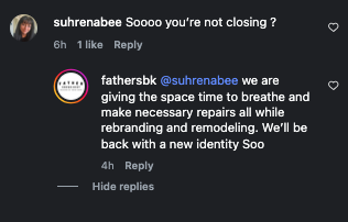 Father Knows Best to close after 10 years in Bushwick, plans to reopen with new concept 3 Father Knows Best to close after 10 years in Bushwick, plans to reopen with new concept