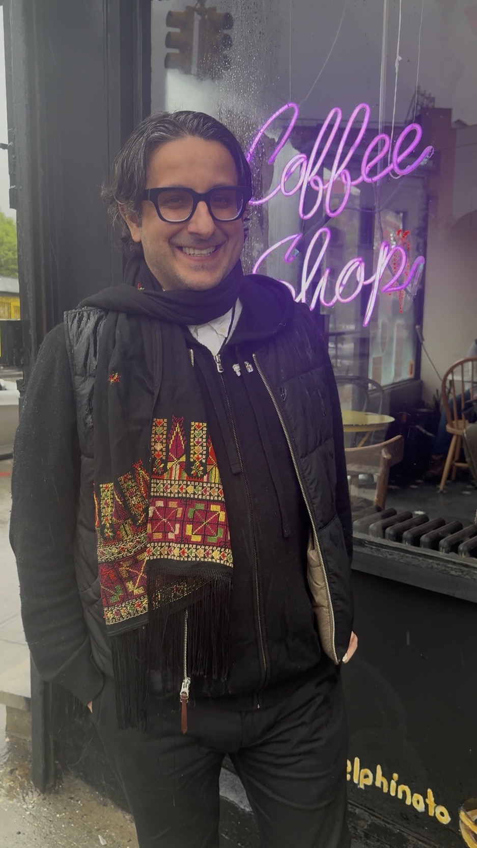 Massimo in front of Bakeshop