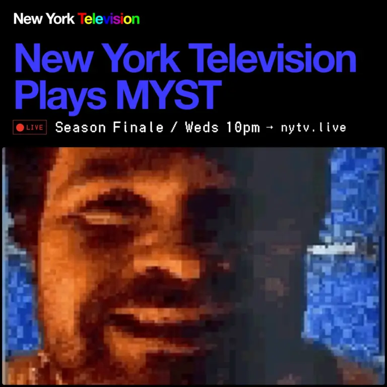 A Bushwick comedian is running a TV station out of his basement. The flagship show managed three episodes in a year