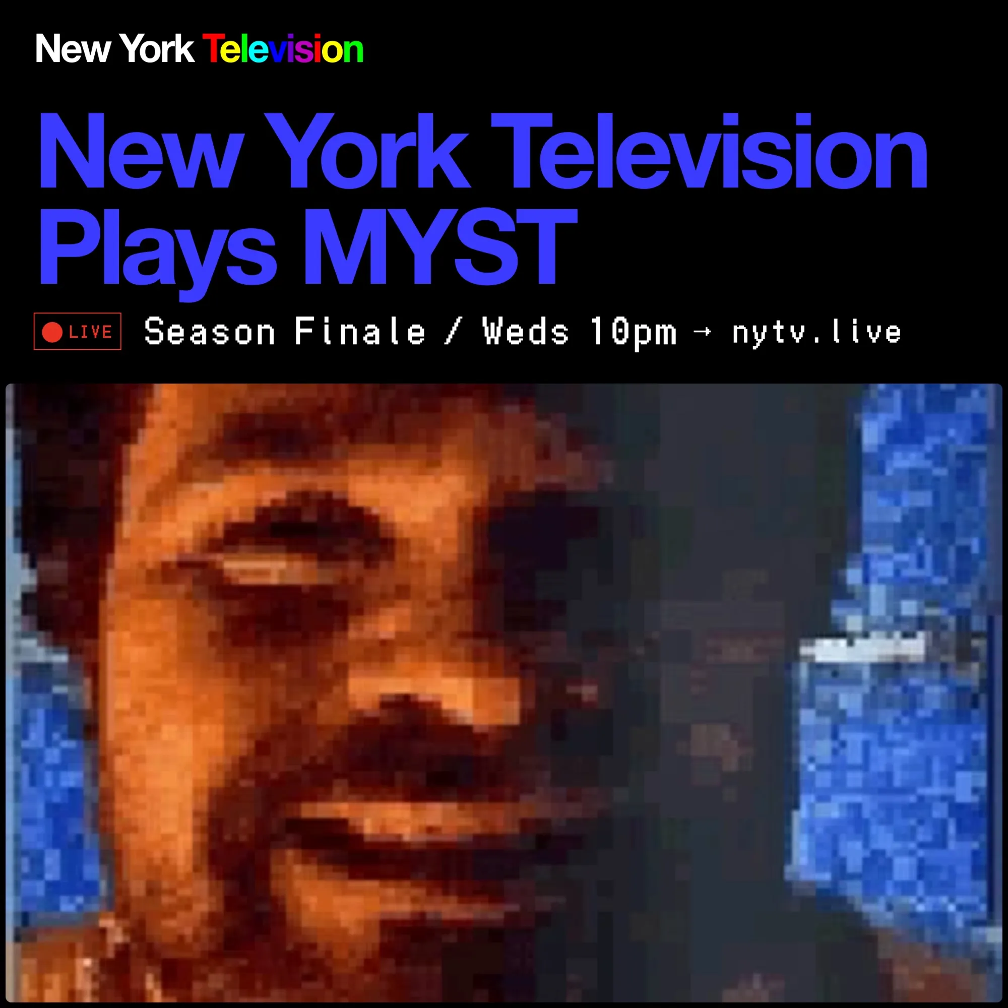 A Bushwick comedian is running a TV station out of his basement. The flagship show managed three episodes in a year