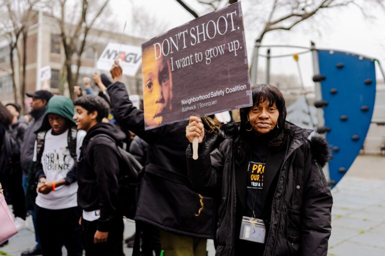 NYC launched Gun Violence Awareness Month in Bed-Stuy, run by a brand-new community-safety office of about five people with no deal with the NYPD yet