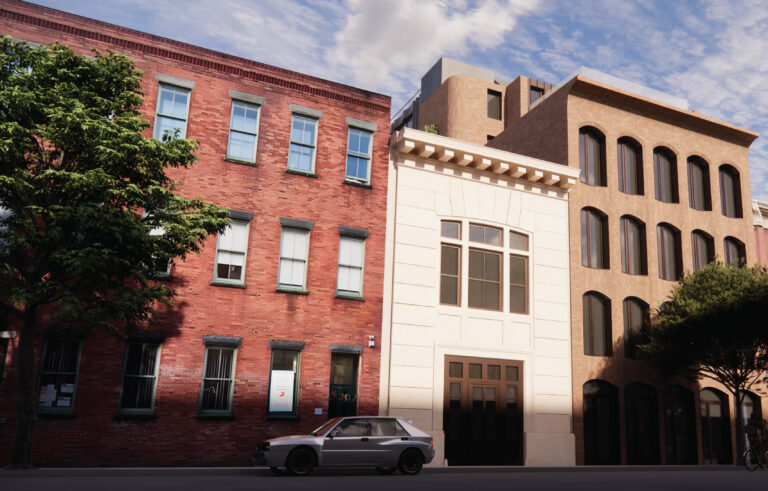 Long-vacant Greenpoint firehouse pitched for 10-unit condo conversion, but landmarks commission says new building overwhelms the century-old facade