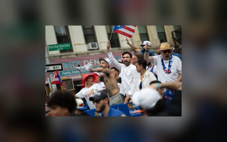 The Knicks clinched their first NBA title Saturday night in San Antonio. Sunday, Jose Alvarado was on Knickerbocker Avenue