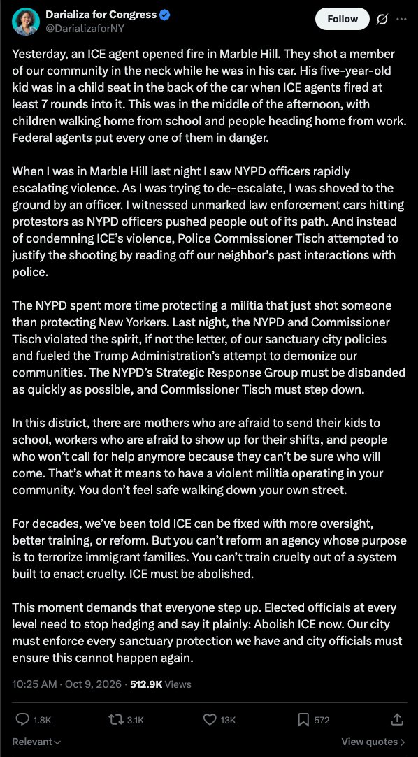 Avila Chevalier statement on X